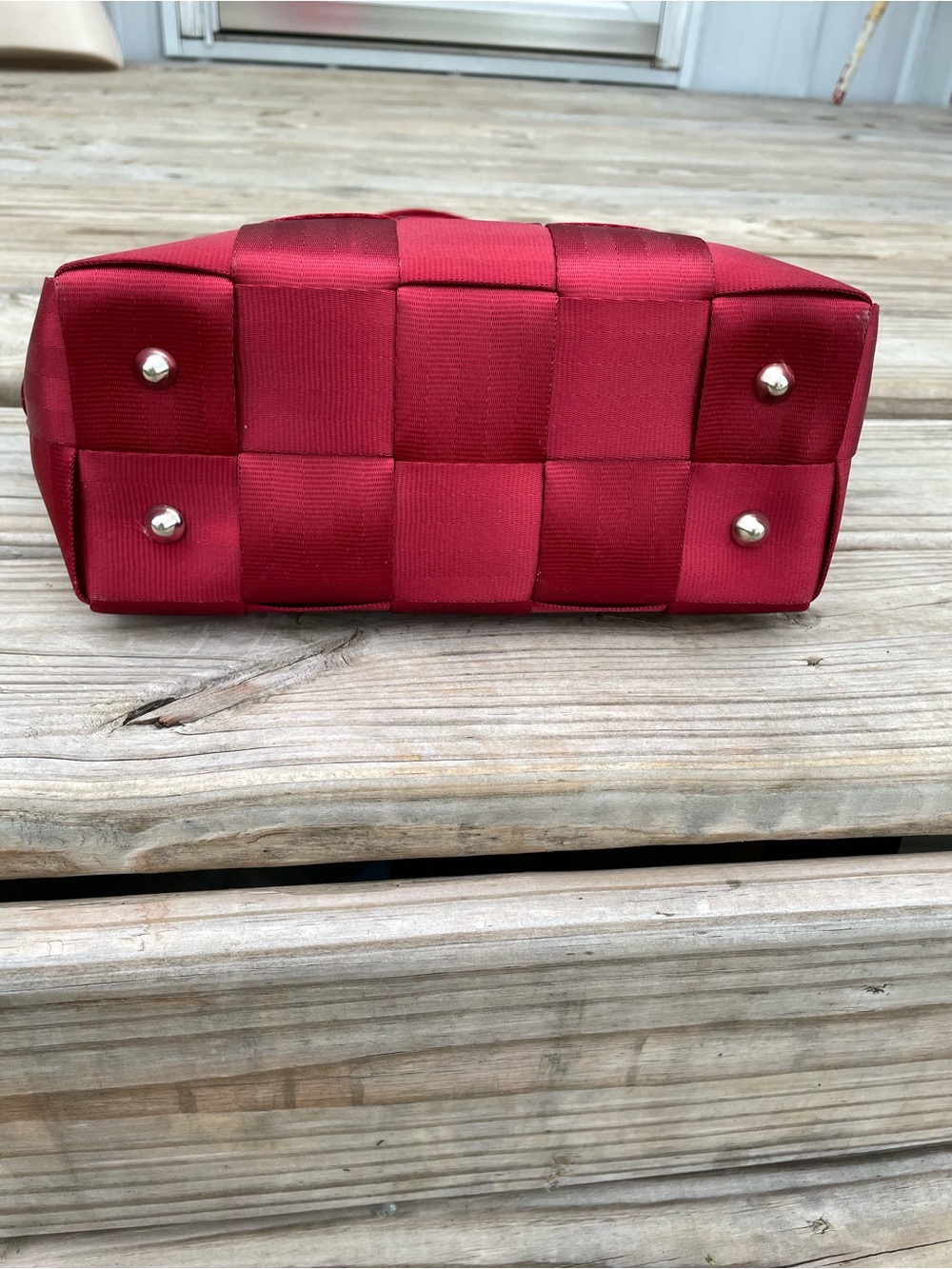 Harvey’s seatbelt Burgundy Tote Bag - Picture 4 of 8